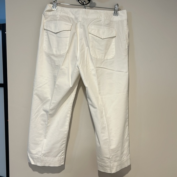 White cropped summer pants - Picture 5 of 7